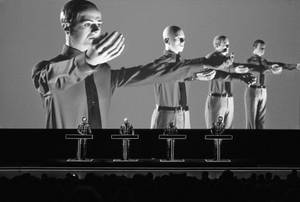 Kraftwerk Black And White Clones Wallpaper