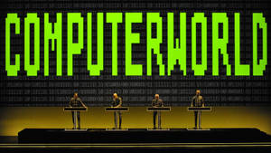 Kraftwerk Performing Live On Their Computer World Tour Wallpaper