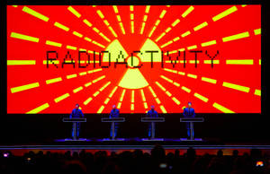 Kraftwerk Radioactivity Graffiti Art Wallpaper