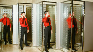 Kraftwerk Telephone Booth Wallpaper