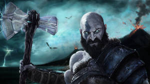 Kratos God Of War Game Wallpaper
