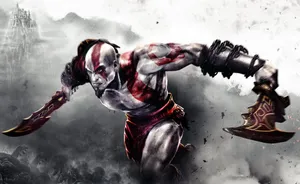 Kratos Vows His Revenge In God Of War 3 Wallpaper
