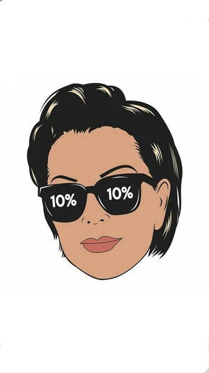 Kris Jenner's Head Wallpaper