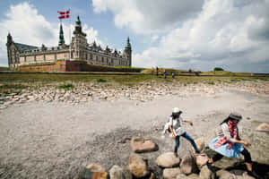 Kronborg Castle Rocks Wallpaper