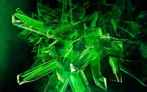 Kryptonite Green Crystal Wallpaper