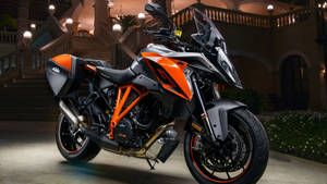 Ktm Black And Orange 4k Bike Wallpaper