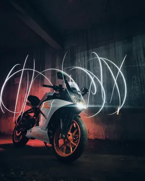 Ktm Rc 390 2016 Play Of Lights Wallpaper