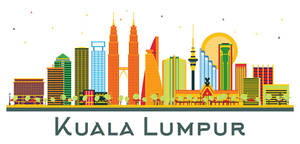 Kuala Lumpur Graphic Art Wallpaper