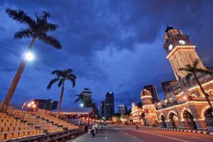 Kuala Lumpur Merdeka Square At Night Wallpaper