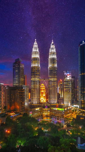 Kuala Lumpur Starry Sky Wallpaper