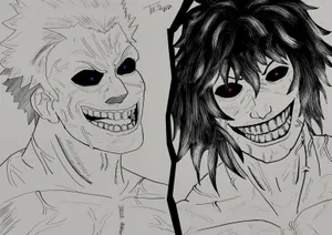 Kure Raian And Ohma Tokita Wallpaper