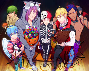 Kuroko Characters In Halloween Outfits Wallpaper