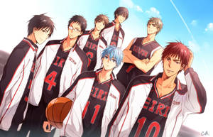 Kuroko's Touou Basketball Team Wallpaper