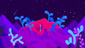 Kurzgesagt Coral Wallpaper