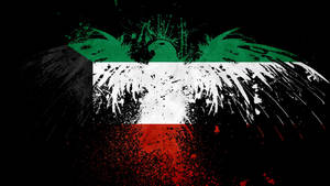 Kuwait Bird Flag Wallpaper
