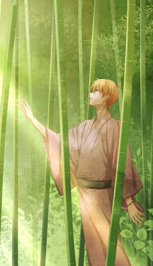 Kyo Sohma In His Full Cat Form Wallpaper