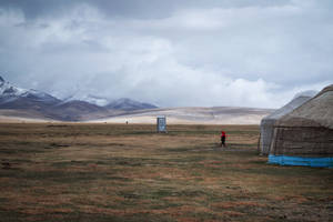 Kyrgyzstan Tent Life Wallpaper