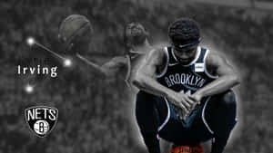 Kyrie Irving From Nets Sitting Wallpaper