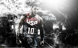 Kyrie Irving Shines Bright Wallpaper