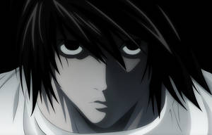 L Death Note Dark Anime Aesthetic Desktop Wallpaper