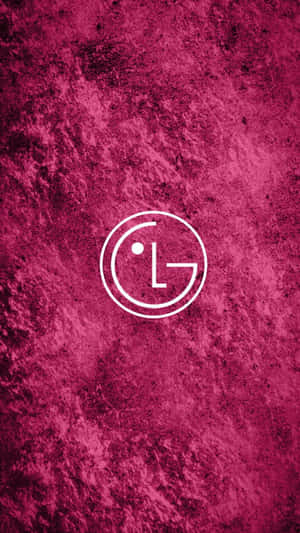 L G Logoon Textured Red Background Wallpaper