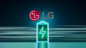 L G Logowith Battery Icon Wallpaper