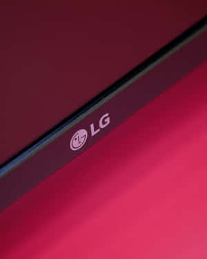 L G T V Logoon Red Background Wallpaper