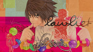 L Lawliet And Sweets Wallpaper