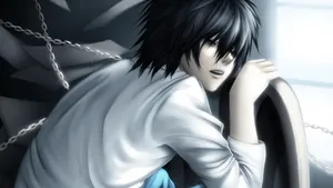 L Lawliet Anime Boy Sleeping Wallpaper