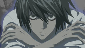 L Lawliet Thinking Face Wallpaper