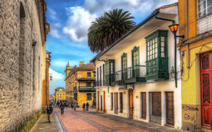 La Candelaria In Bogota Colombia Wallpaper