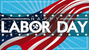 Labor Day With Usa Flag Cover Wallpaper