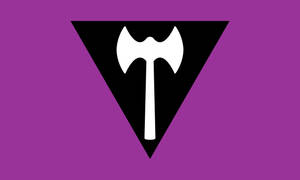 Labrys Lesbian Flag Wallpaper