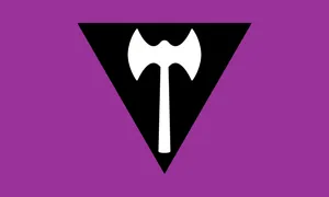 Labrys Lesbian Flag Wallpaper