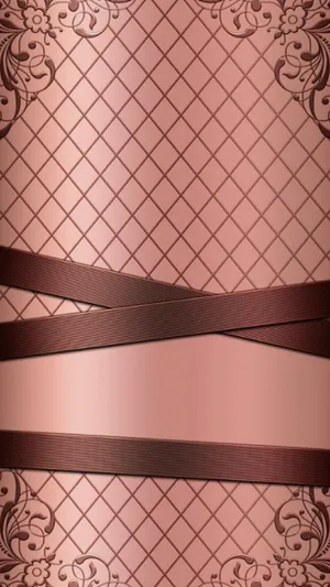 Lace Pattern Rose Gold Iphone Wallpaper
