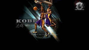 Lakers Hd Kobe Bryant Playing Wallpaper