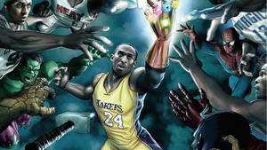 Lakers Hd Superhero Wallpaper