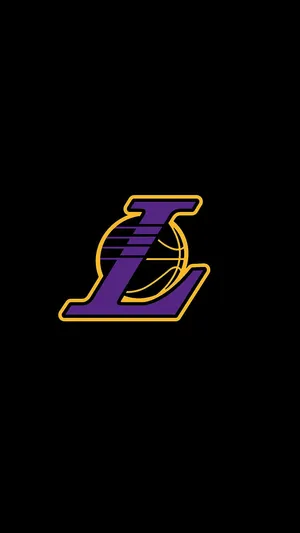 Lakers Iphone With L Logo Wallpaper