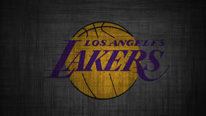 Lakers Logo Dark Gray Wallpaper