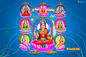 Lakshmi Goddess Poster Wallpaper