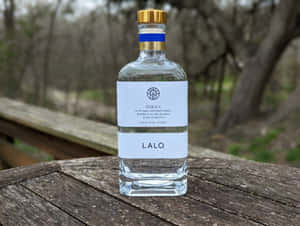 Lalo Tequila Bottle Outdoor Setting Wallpaper