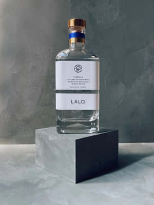 Lalo Tequila Bottle Presentation Wallpaper