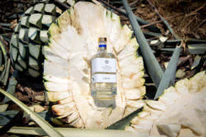 Lalo Tequila Bottlewith Agave Wallpaper