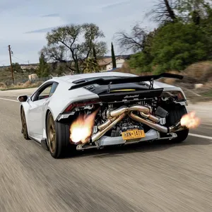 Lamborghini Exhaust Flames Wallpaper