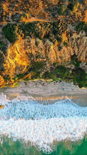 Land And Sea Malibu Iphone Wallpaper