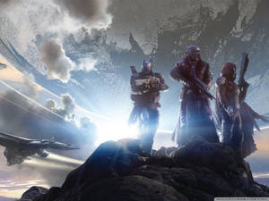 Landscape Of Destiny Guardians Wallpaper