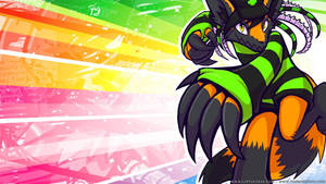 Lapfox Trax Negaren Furry Wallpaper