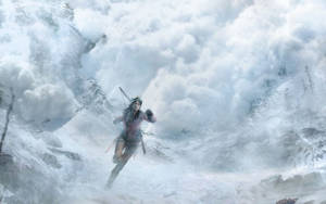 Lara Croft Snow Tomb Raider Wallpaper