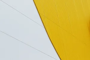 Large Wall With Steel Yellow Texture Wallpaper