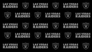 Las Vegas Raiders Logo Pattern Wallpaper